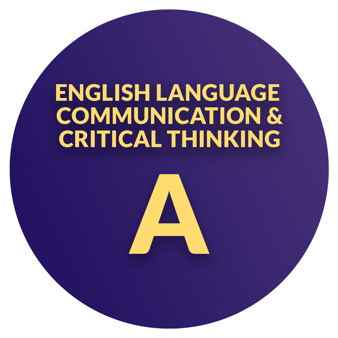 General Education Area A: English Language Communication and Critical Thinking
