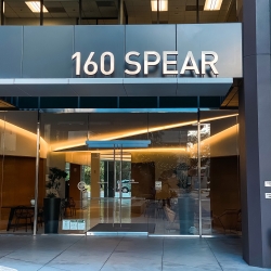 160 Spear Street door with address